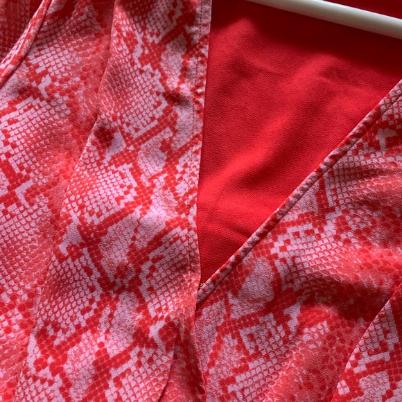 MICHAEL Michael Kors Julia Coral Snake Printed Dress - Picture 6 of 8